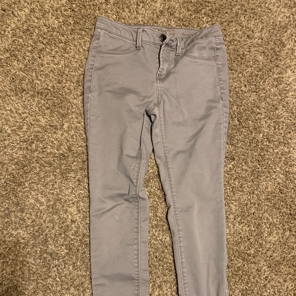 Grey stretch jeans